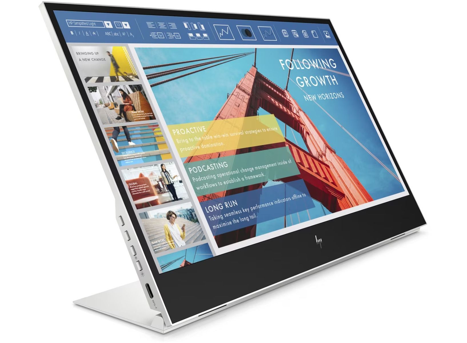 HP E14 G4 14" Full HD IPS Portable USB-C Monitor 400 nit Brightness