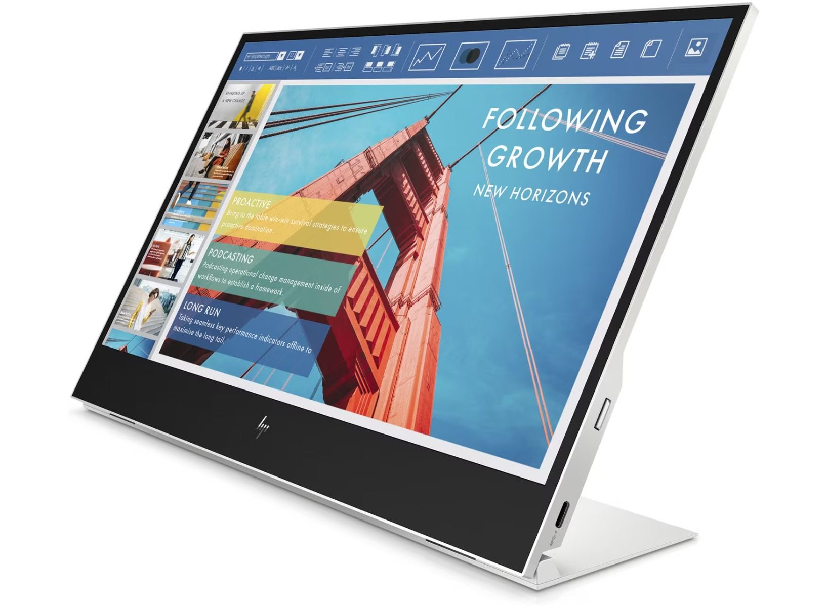 HP E14 G4 14" Full HD IPS Portable USB-C Monitor 400 nit Brightness