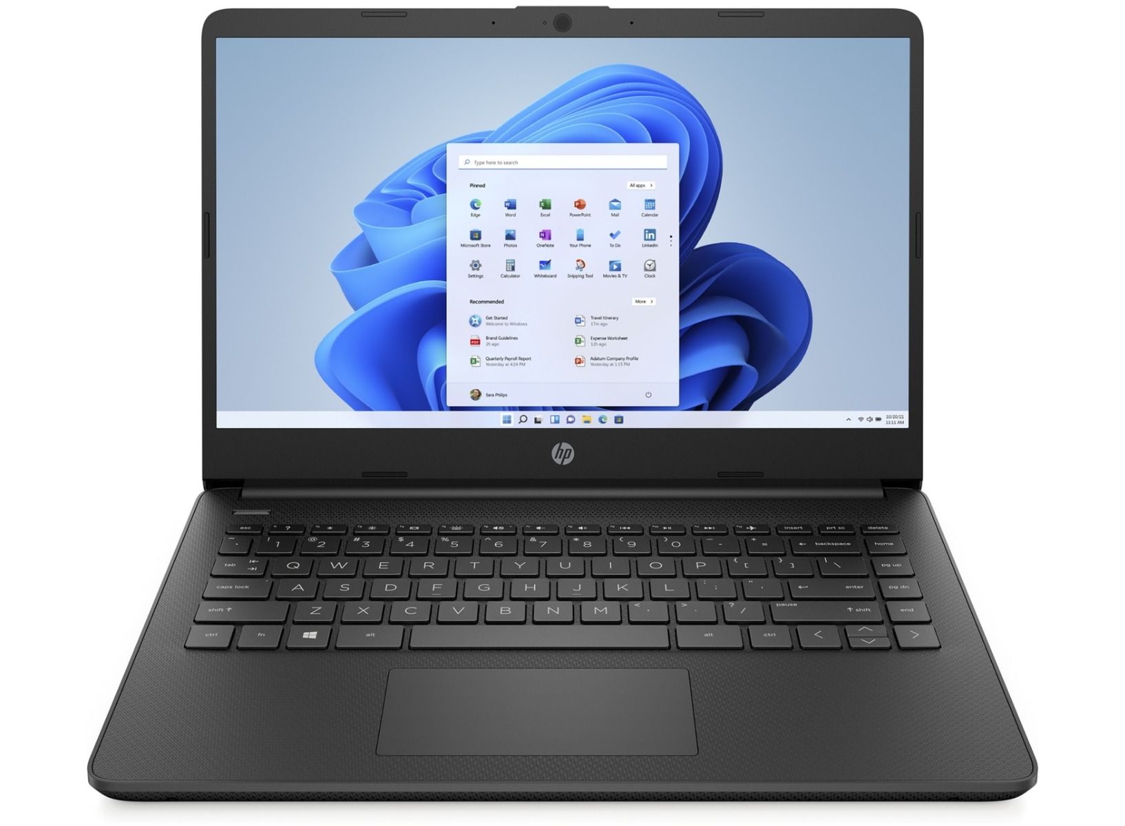 HP Stream 14s-dq0518na 14" Laptop Intel Celeron 4GB RAM128GB SSD Black
