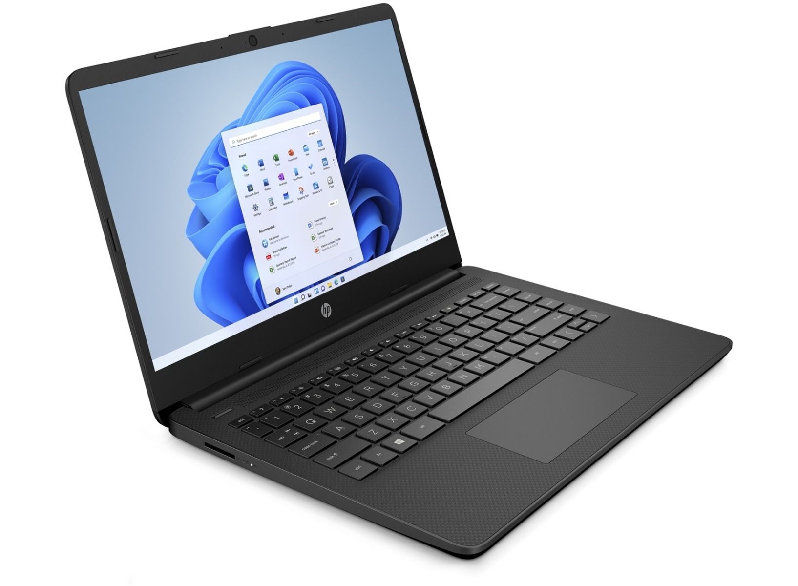 HP Stream 14s-dq0518na 14" Laptop Intel Celeron 4GB RAM128GB SSD Black
