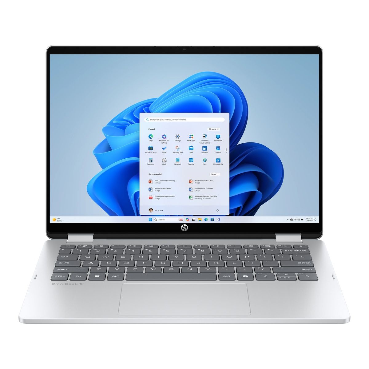 HP OmniBook 5 Flip 14-fp0012na 14" Core i7-1355U 16GB RAM 512GB SSD Win 11 Home