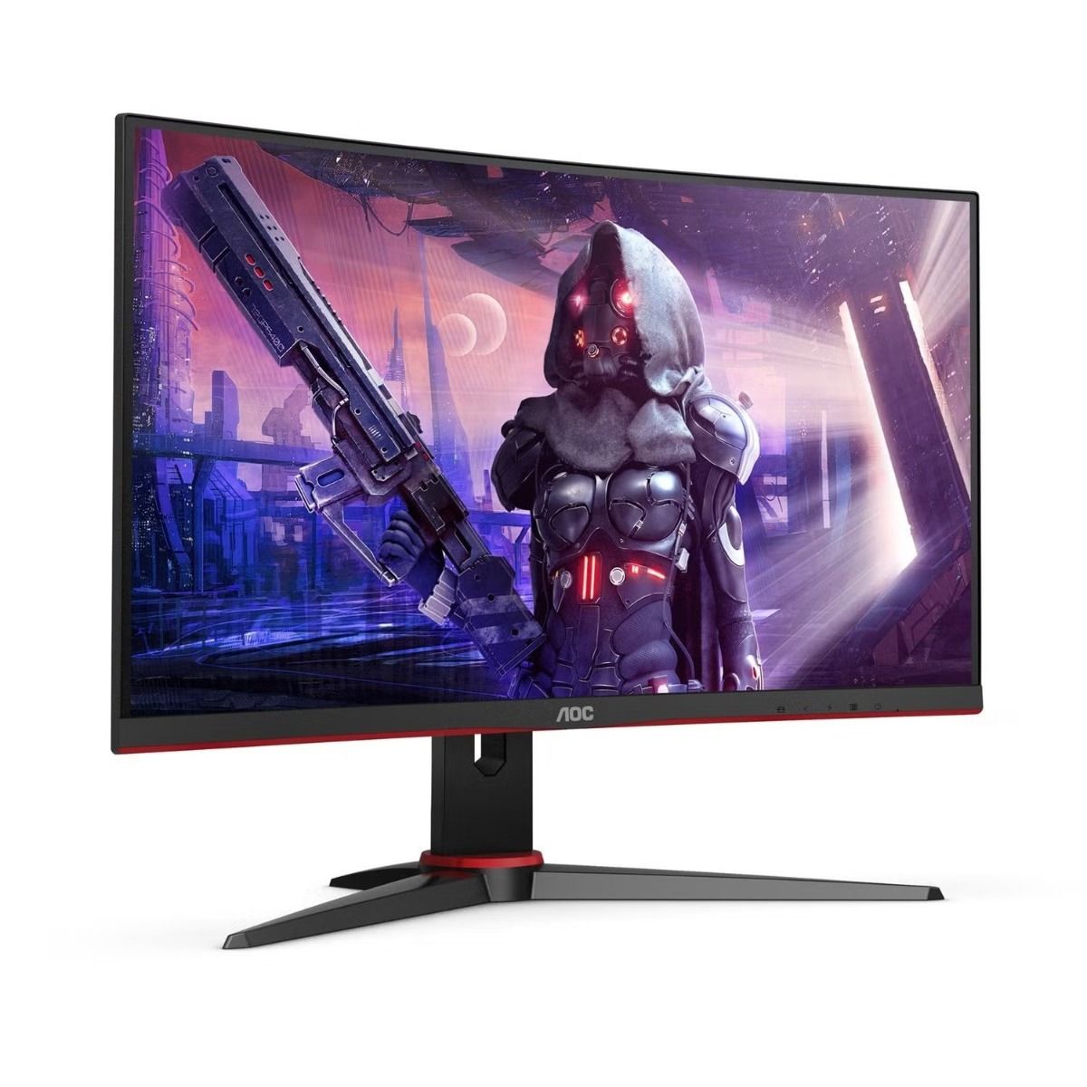 AOC C24G2AE/BK 23.6" Curved Gaming Monitor Full HD 165Hz VA Panel Black