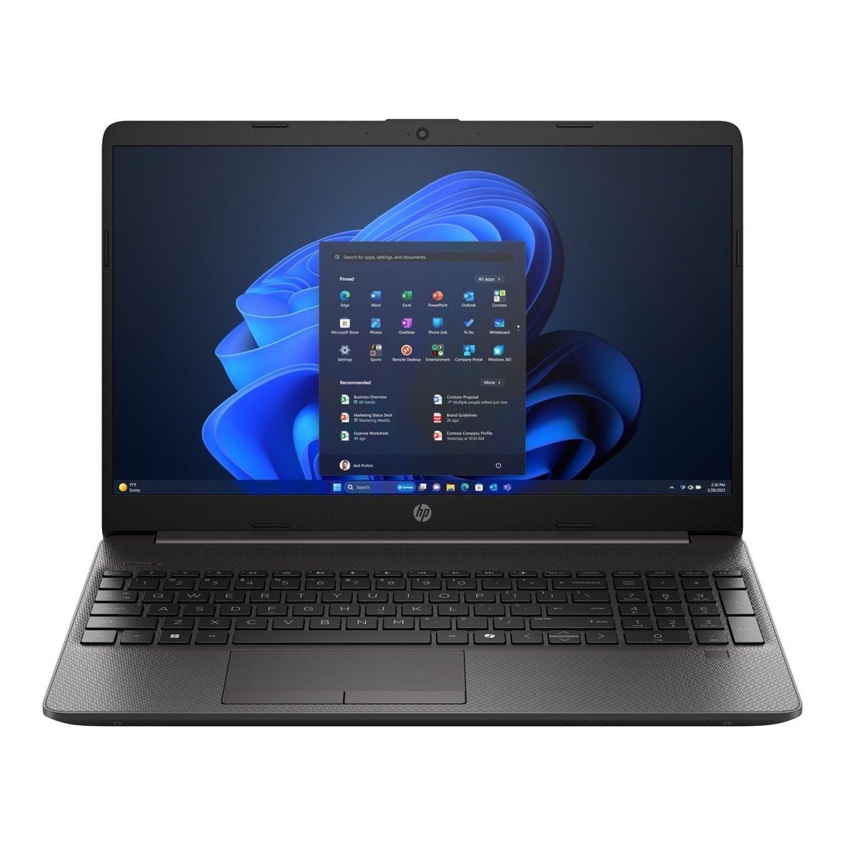 HP 250R G9 15.6" Core 5 120U 16GB RAM 256GB SSD Win 11 Pro Dark Ash Silver