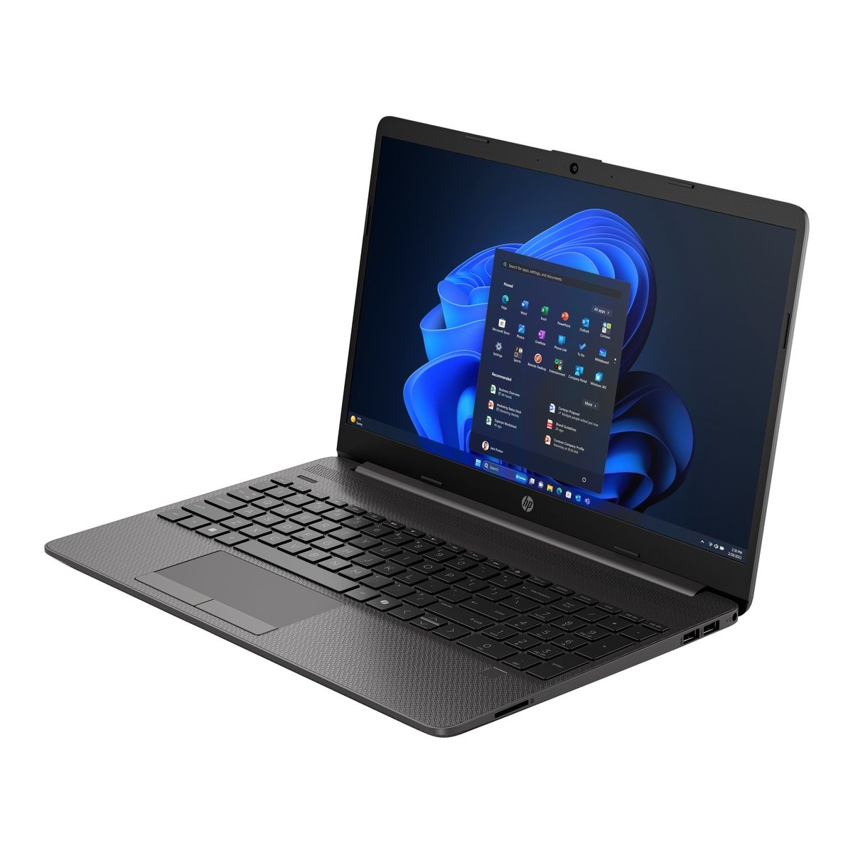 HP 250R G9 15.6" Core 5 120U 16GB RAM 256GB SSD Win 11 Pro Dark Ash Silver