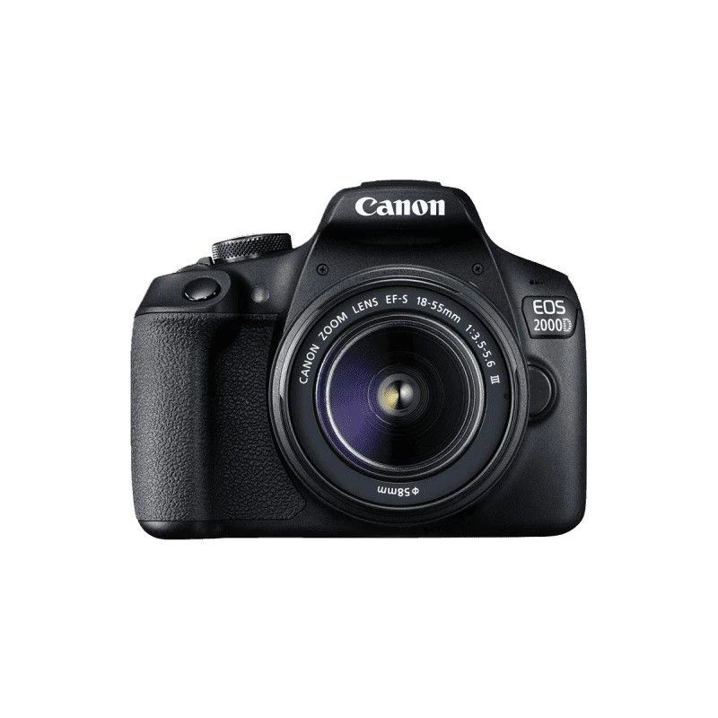Canon EOS 2000D DSLR Camera with EF-S 18-55mm f/3.5-5.6 III Lens and EF 75-300mm f/4-5.6 III Lens