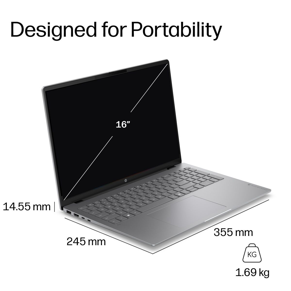 HP OmniBook 5 16-bp0506sax 16" Ryzen AI 5 330 16GB RAM 256GB SSD 