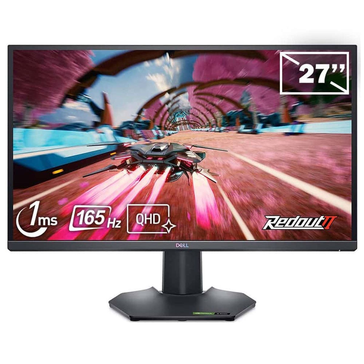 Dell G2724D 27-inch Quad HD Fast IPS 165Hz Gaming Monitor HDR400 FreeSync