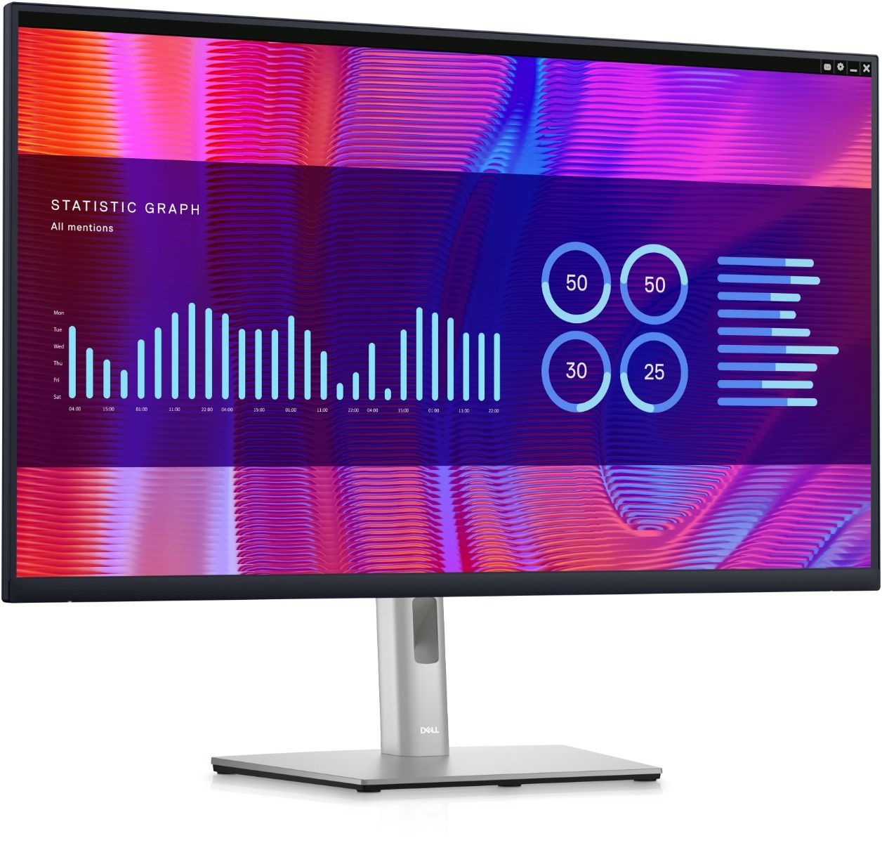 DELL P3223DE 31.5" QHD LCD Monitor 60Hz 5ms Anti Glare Black