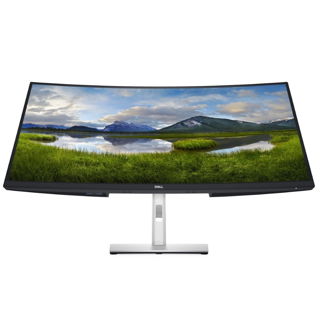 Dell P3421WM 34" WQHD IPS Panel Curved Monitor 21:9 60Hz 5ms Anti-Glare Black