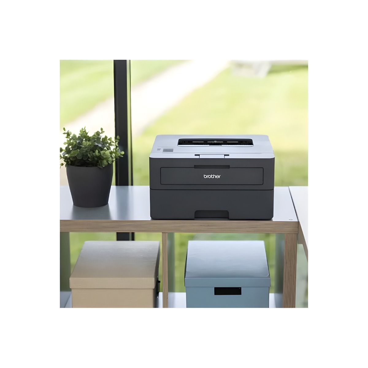 Brother HL-L2447DW Monochrome Wireless Laser Printer - Black