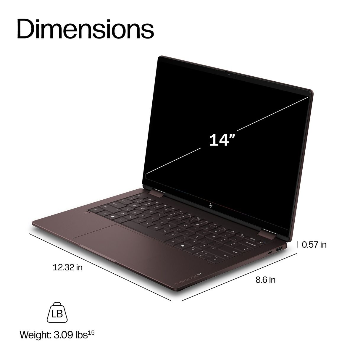 HP OmniBook X Flip 2-in-1 14" Ryzen AI 5 430 16GB RAM 512GB SSD Win 11 Home