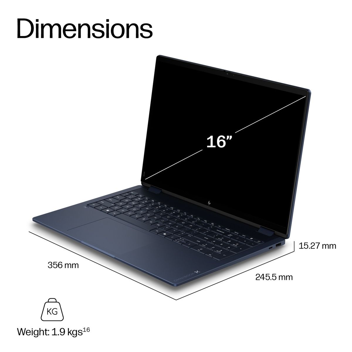 HP OmniBook X Flip 2-in-1 16" Ryzen AI 5 430 16GB RAM 512GB SSD Win 11 Home