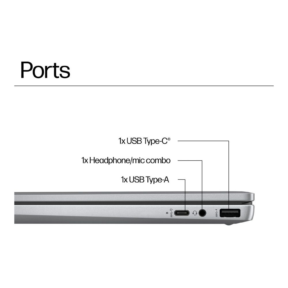 HP Chromebook x360 14" 2-in-1 Laptop Intel i3-N305 8GB RAM 128GB ChromeOS