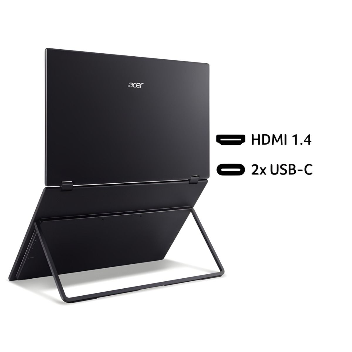 Acer PD3 PD193QE 18.5" Foldable Portable Dual Screen Monitor Full HD 100Hz