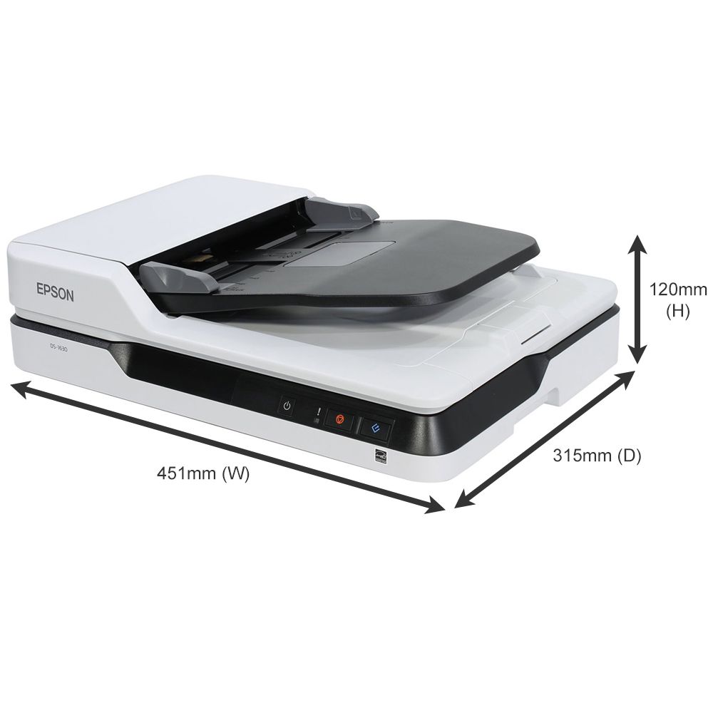 Epson WorkForce DS-1630 Flatbed and Sheetfed Scanner
