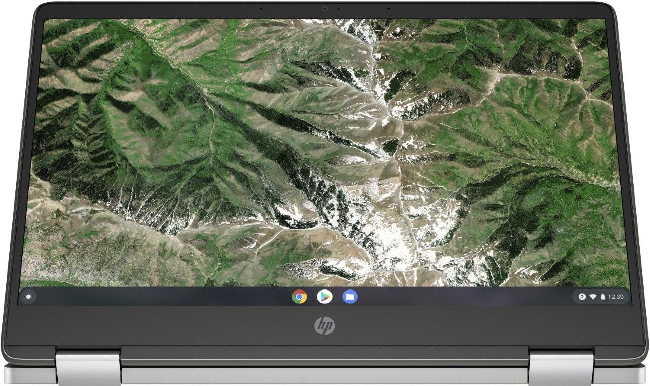 HP Chromebook x360 14a-ca0009na 14" Laptop Intel N4020 4GB RAM 64GB SSD Silver