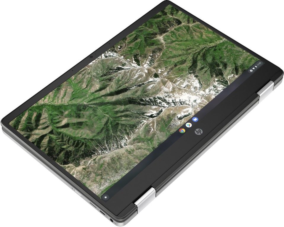 HP Chromebook x360 14a-ca0009na 14" Laptop Intel N4020 4GB RAM 64GB SSD Silver