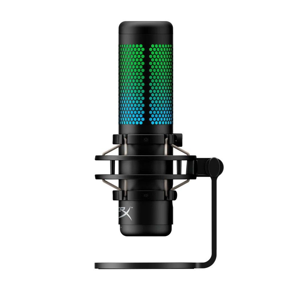 Hyper X QuadCast S USB Microphone RGB Lighting Built In Anti Shock Mount