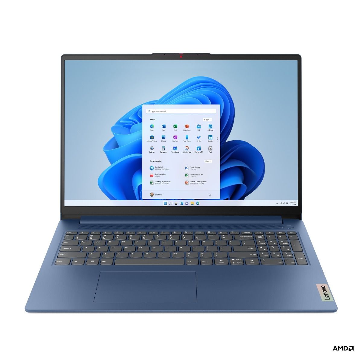 Lenovo IdeaPad Slim 3 16ABR8 16" Laptop AMD Ryzen 7 16GB RAM 512GB SSD Blue