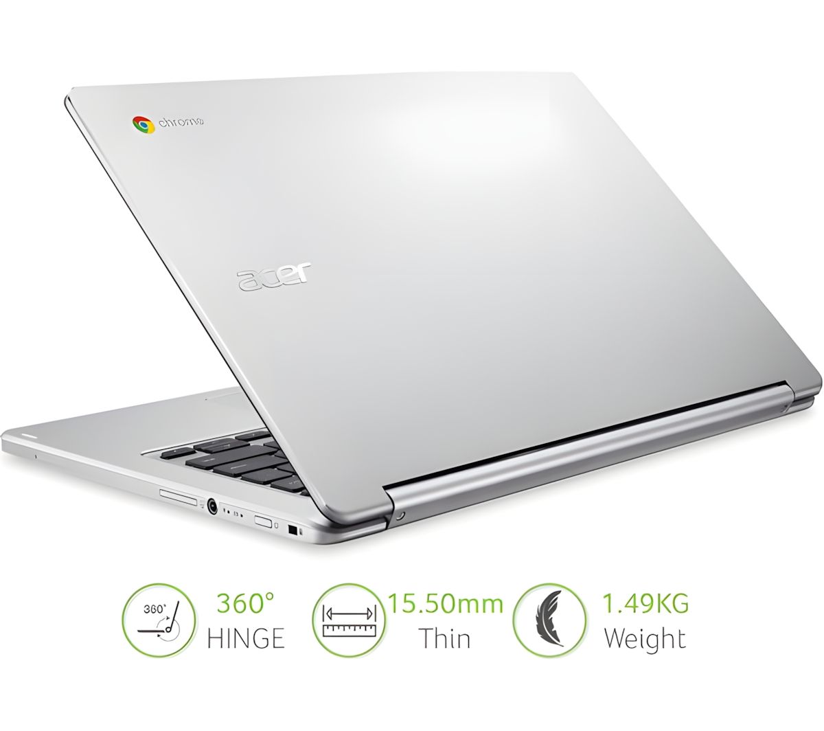 Acer R13 13" 2-In-1 Chromebook MediaTek 4GB RAM 64GB Storage ChromeOS