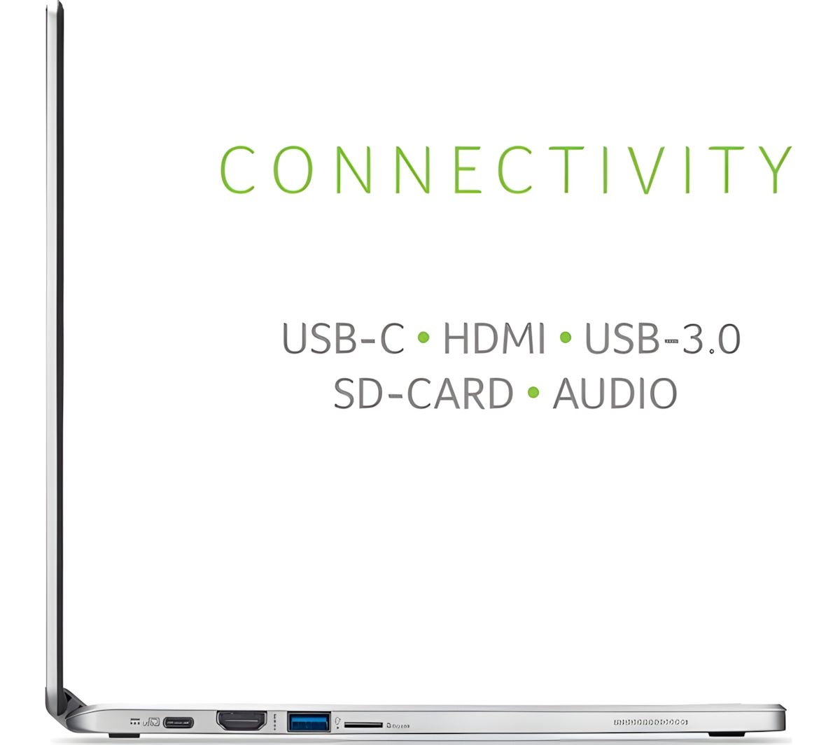 Acer R13 13" 2-In-1 Chromebook MediaTek 4GB RAM 64GB Storage ChromeOS