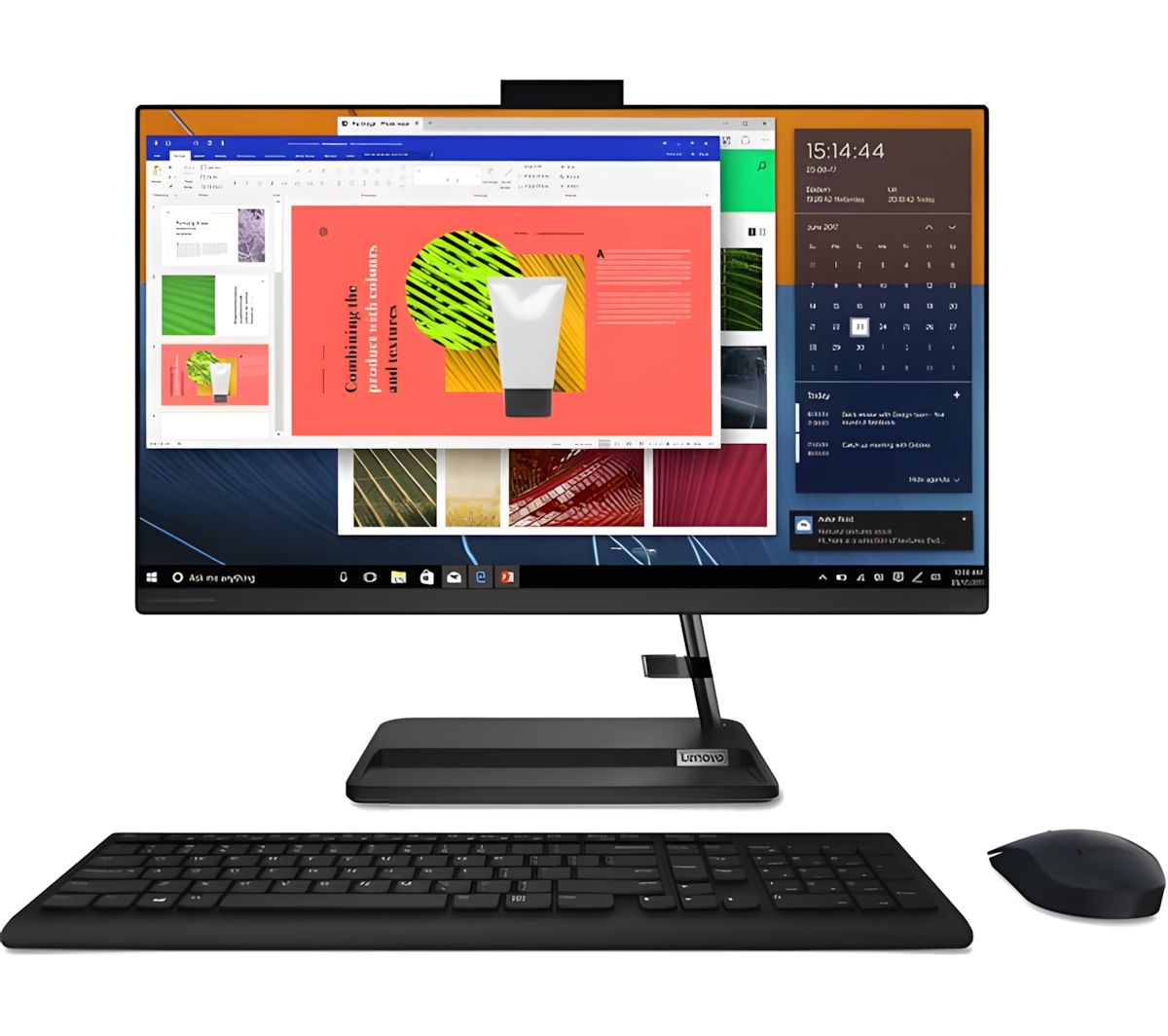 Lenovo IdeaCentre 3 All-in-one Desktop 23.8" FHD AMD Athlon Silver 4GB RAM 256GB SSD