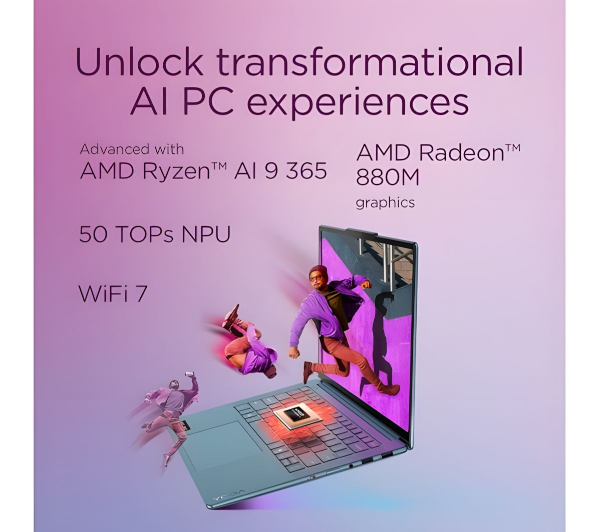 Lenovo Yoga Pro 7 14ASP10 14.5" 3K OLED Laptop Ryzen AI 9 32GB RAM 1TB SSD