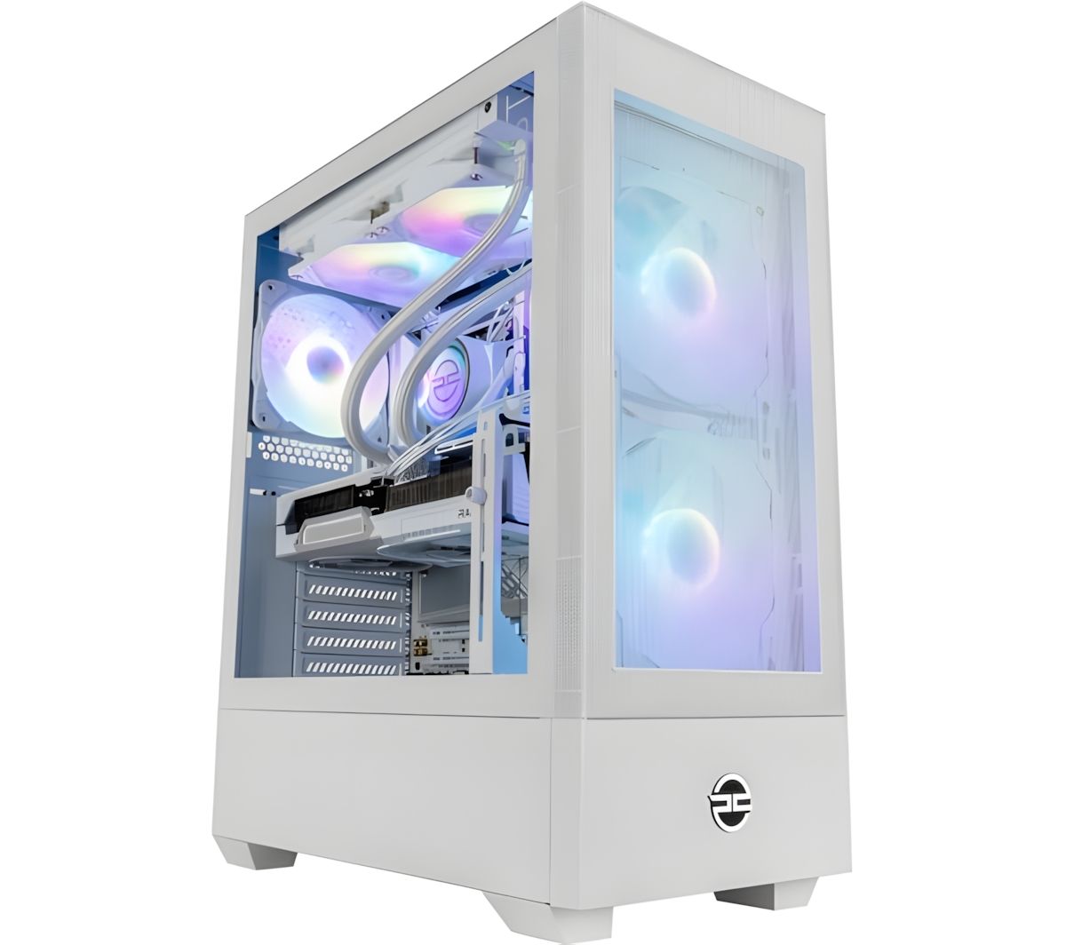 PCSpecialist Luna 85 Gaming PC Ryzen 7 7800X3D 32GB 2TB SSD RX9070XT White