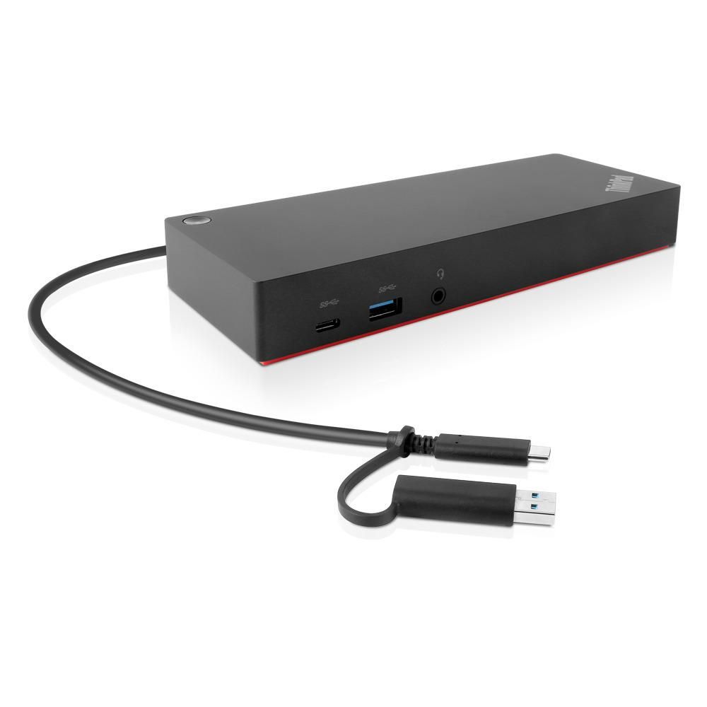 Lenovo ThinkPad Hybrid USB-C with USB-A Dock for Laptops HDMI, DisplayPorts, LAN