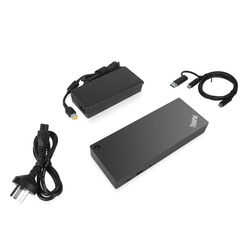 Lenovo ThinkPad Hybrid USB-C with USB-A Dock for Laptops HDMI, DisplayPorts, LAN
