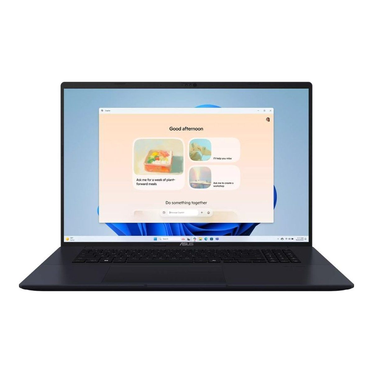 ASUS Vivobook 18 M1807 18" Ryzen AI 5 430 16GB 1TB SSD Win 11 Home Quiet Blue