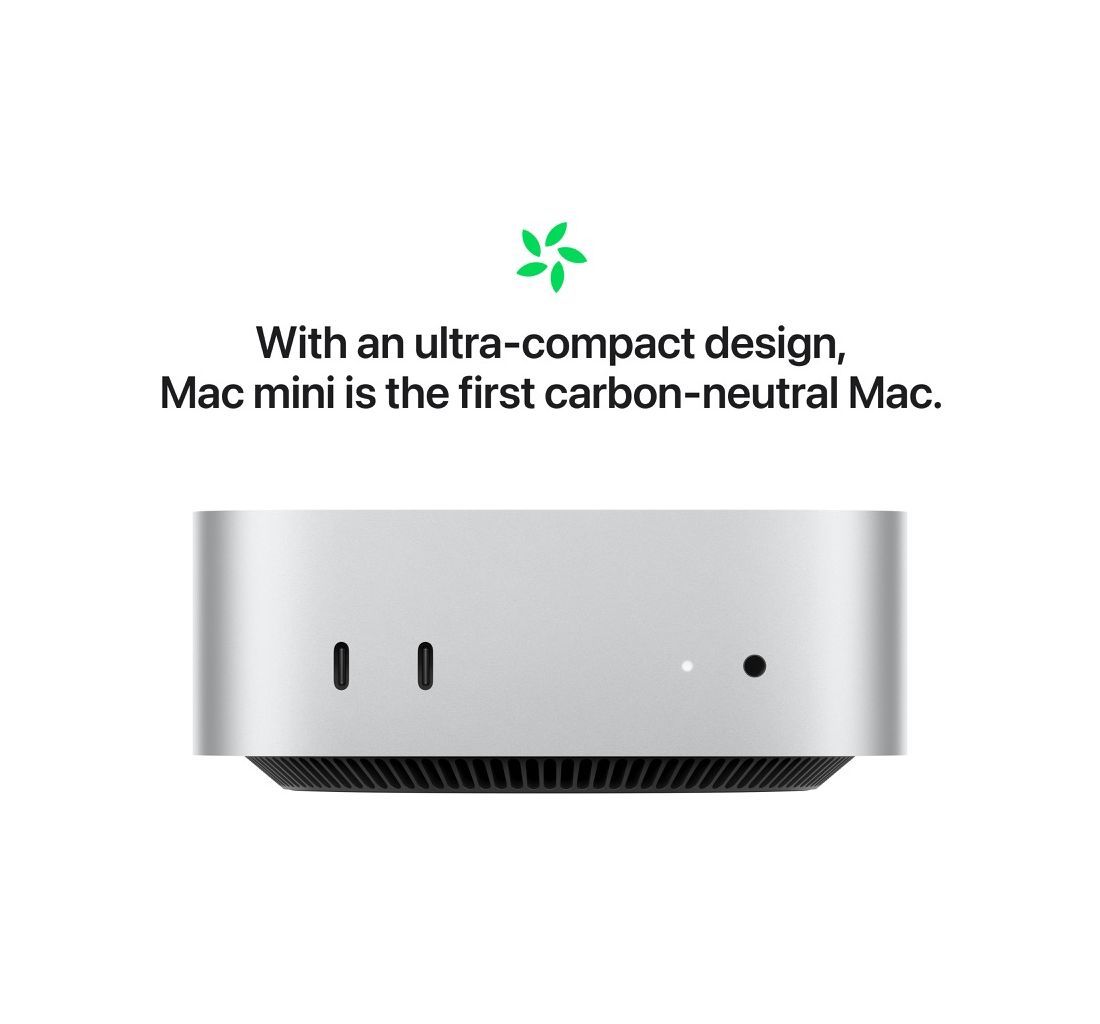 Apple Mac mini (2024) M4 Pro 24GB RAM 512GB SSD macOS Silver