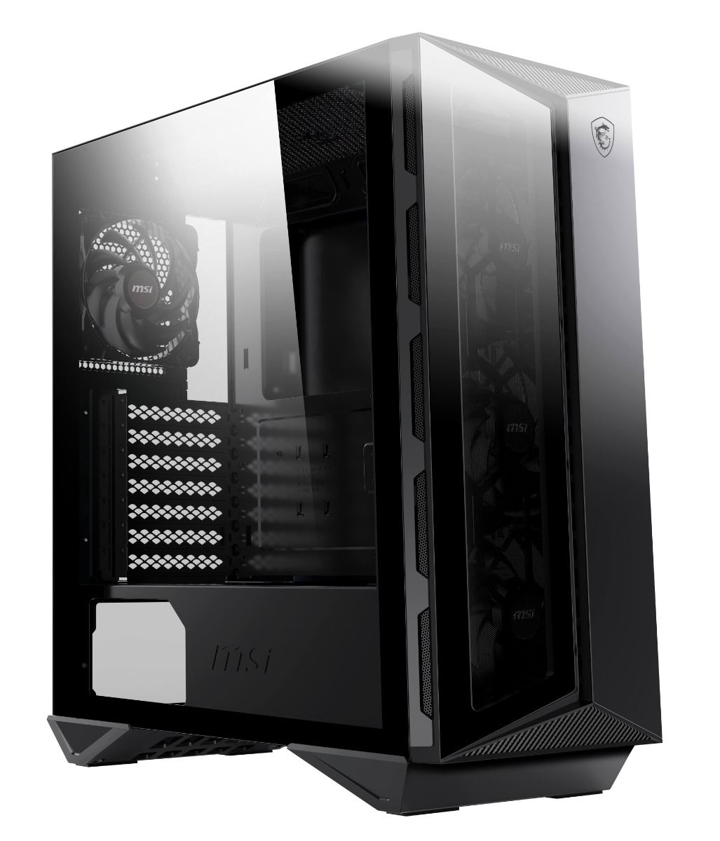 MSI MPG GUNGNIR 110R Mid Tower Computer Case ATX, Micro-ATX, Mini-ITX - Black