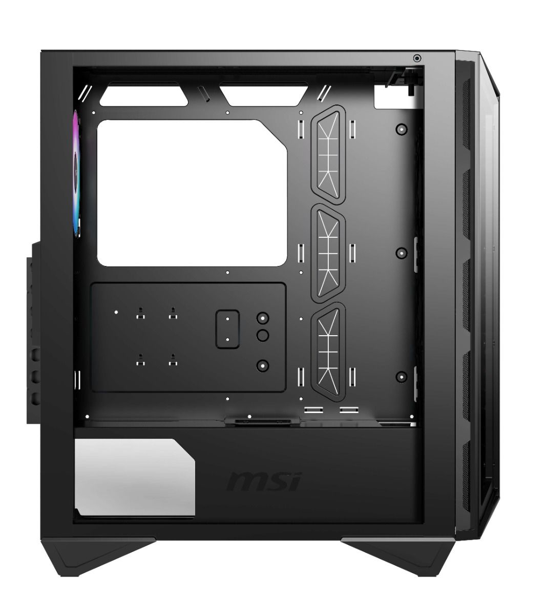 MSI MPG GUNGNIR 110R Mid Tower Computer Case ATX, Micro-ATX, Mini-ITX - Black