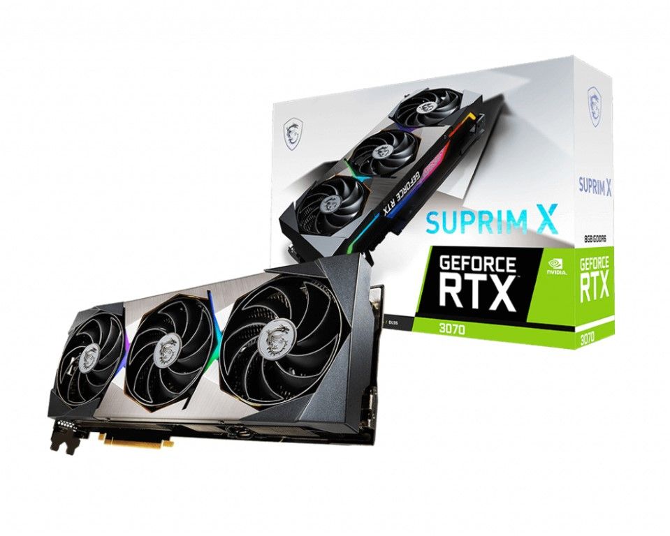 MSI GeForce RTX 3070 SUPRIM X LHR 8GB GDDR6 Graphics Card