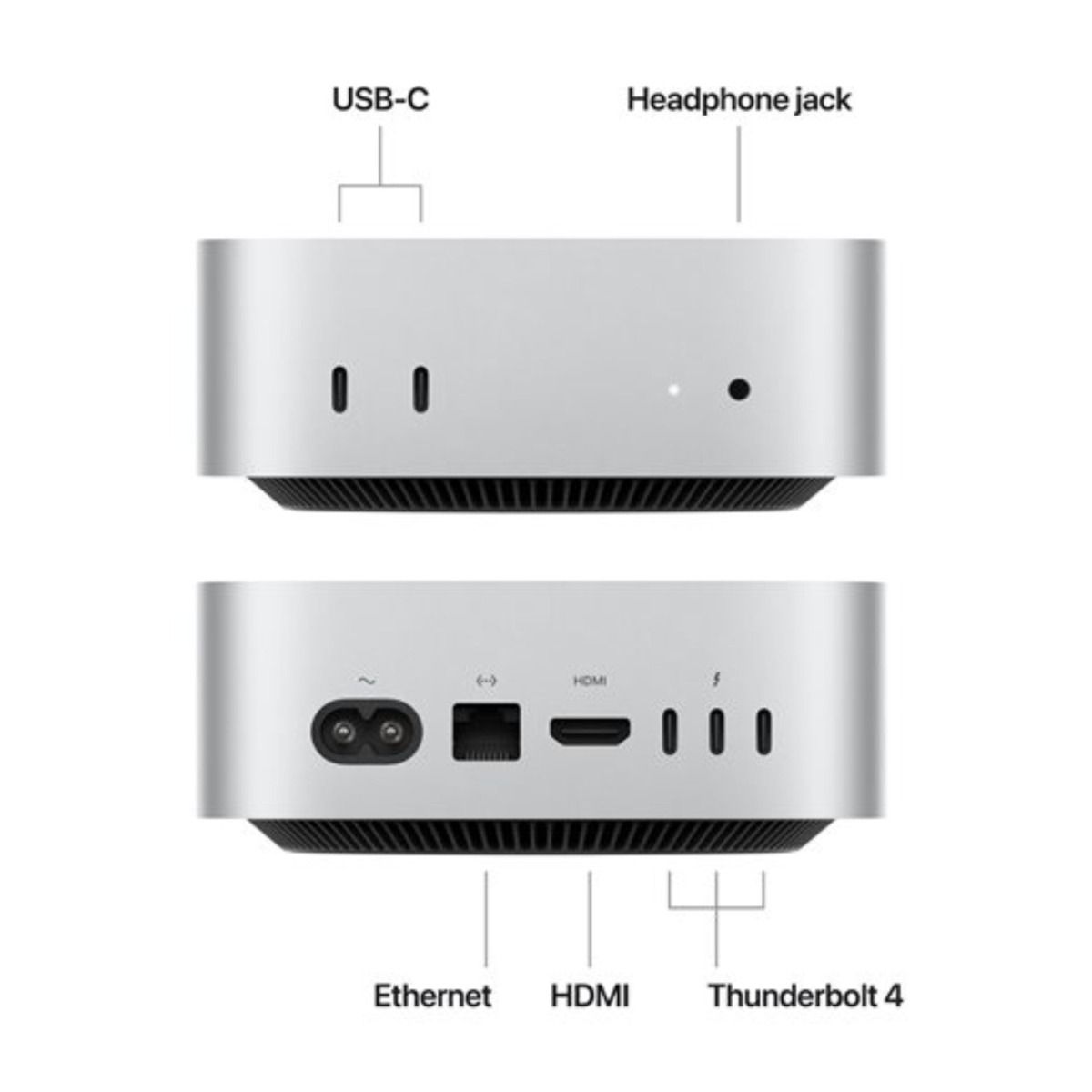 Apple Mac Mini Desktop PC Apple M4 16GB RAM 256GB SSD macOS - Silver