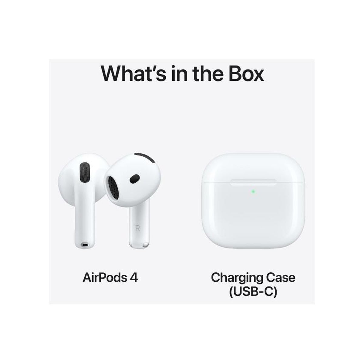 Apple AirPods 4 with Active Noise Cancellation and USB C Charging Case