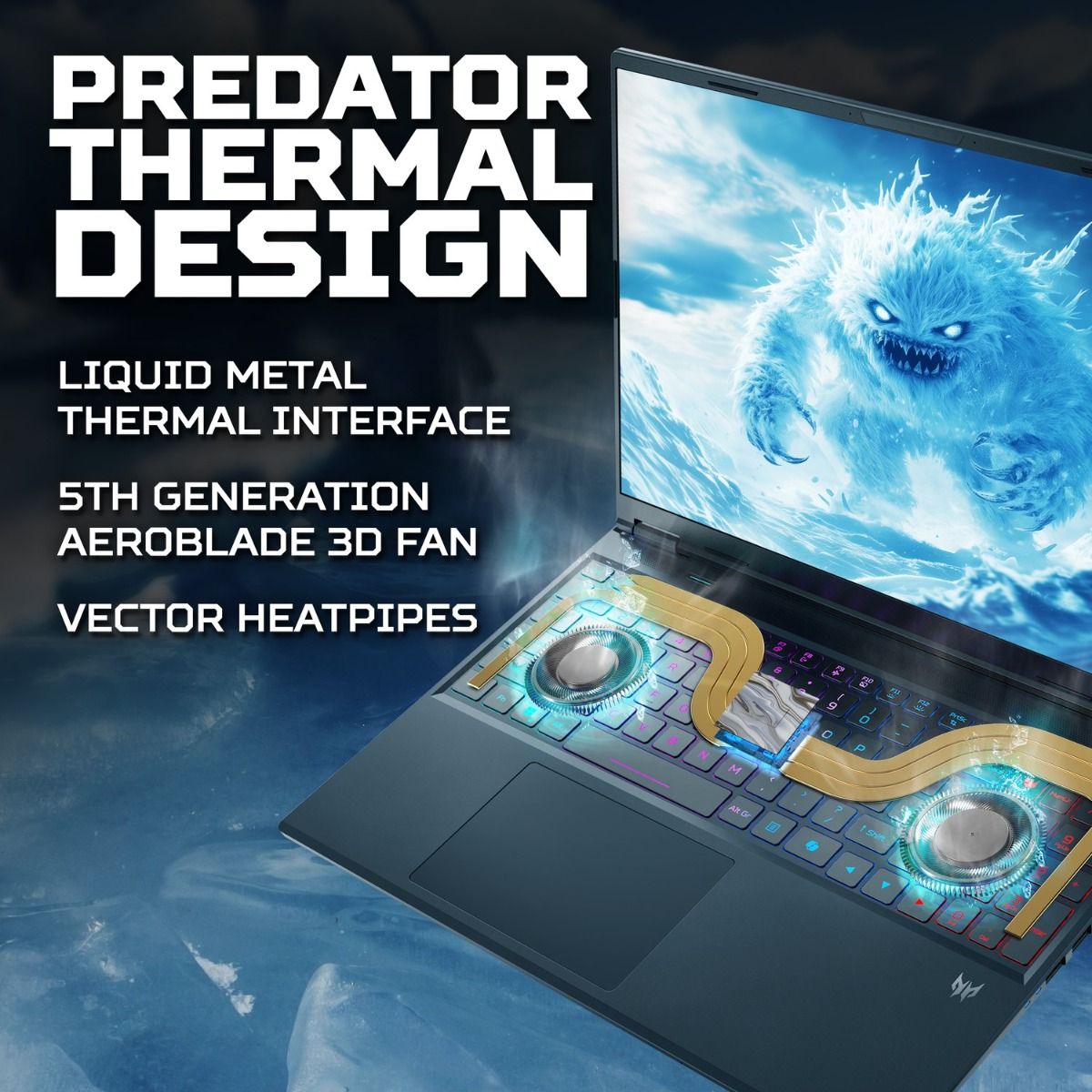 Acer Predator Helios Neo 16S AI 16" Gaming Laptop Intel Ultra 9 32GB 1TB RTX 5070Ti