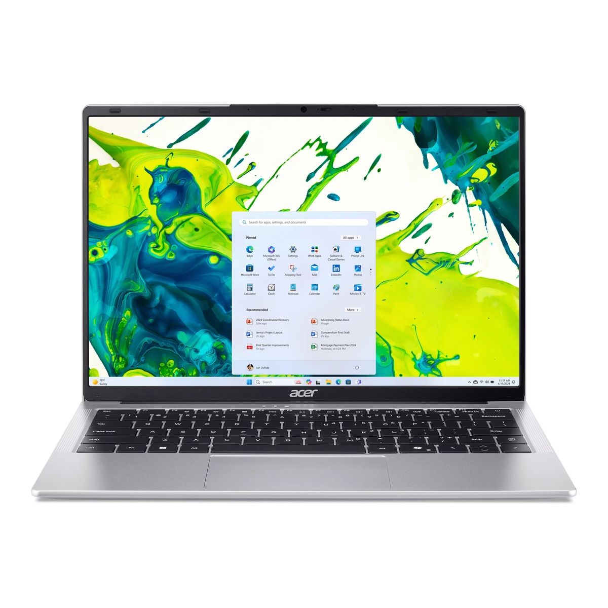 Acer Aspire Lite 14 AL14-32P 14" N150 4GB RAM 128GB SSD Win 11 Home in S mode