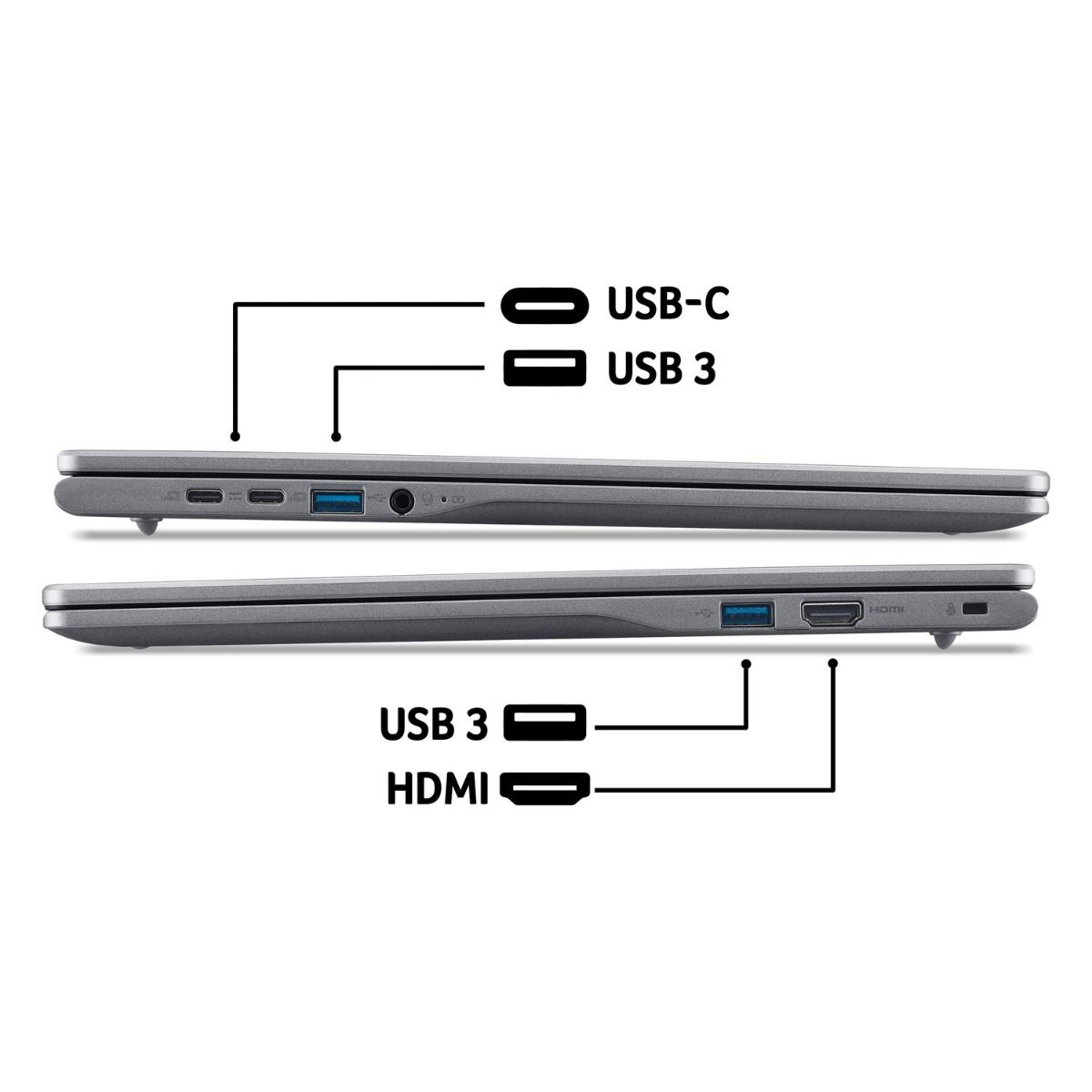 Acer Chromebook Plus 516 16" Laptop Intel i5 8GB RAM 256GB SSD ChromeOS