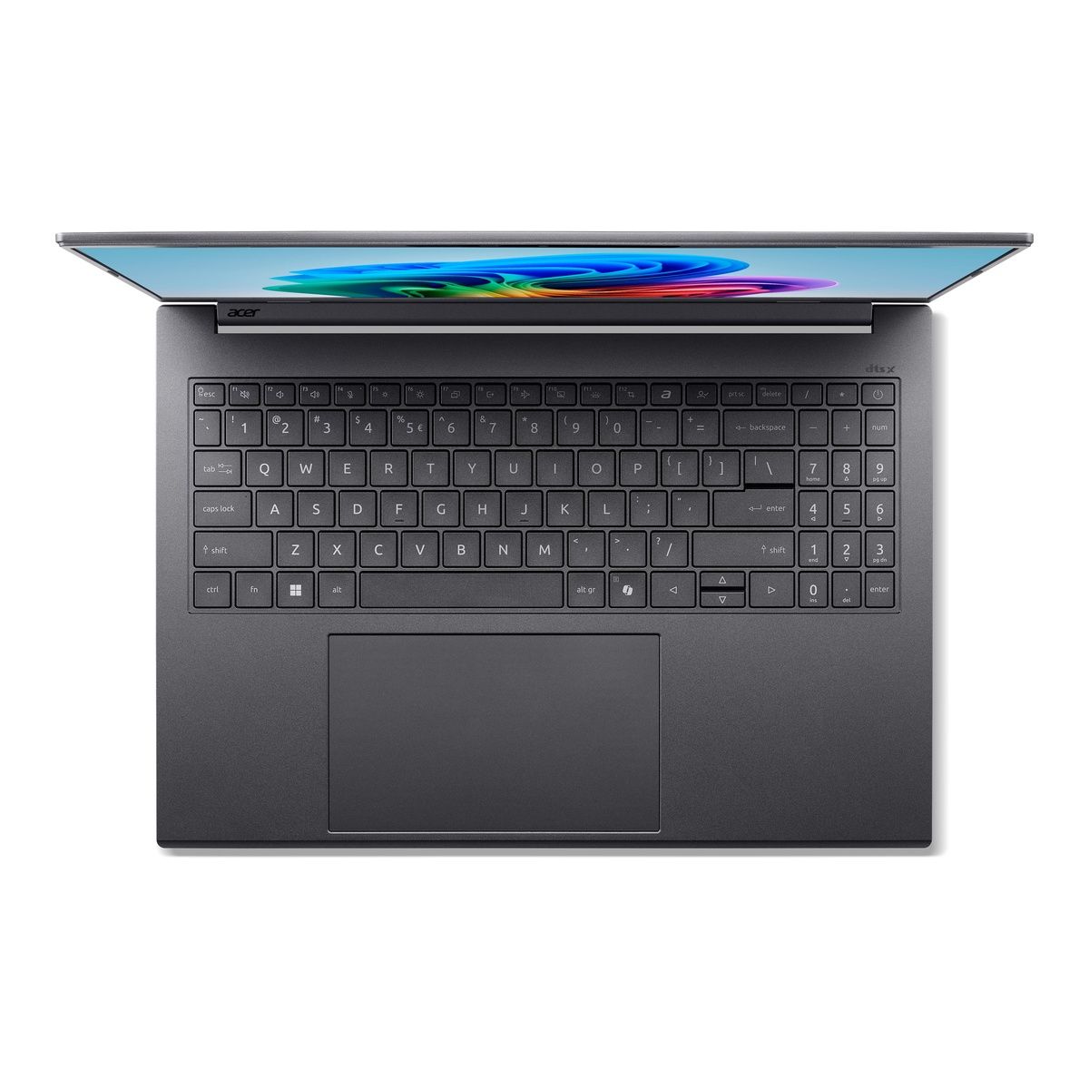 Acer Aspire 16 AI 16" Snapdragon X X1-26-100 16GB 1TB SSD Win 11 Home Iron grey