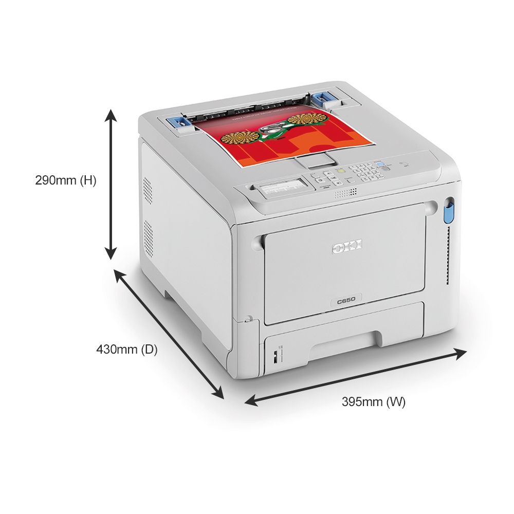 OKI C650 A4 Compact Colour Laser Printer