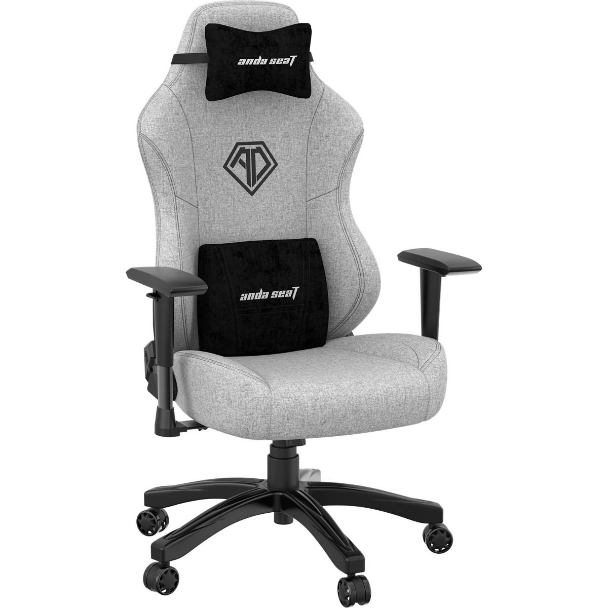 Anda Seat Phantom 3 Ergonomic Reclining Gaming Chair - Grey