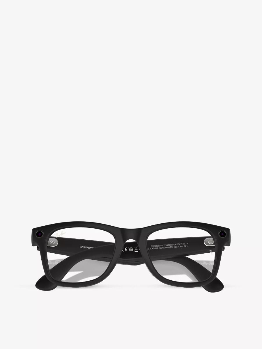 Ray-Ban Meta Wayfarer Matte Black Smart Glasses 12MP Camera Discreet Speakers Transition Lenses