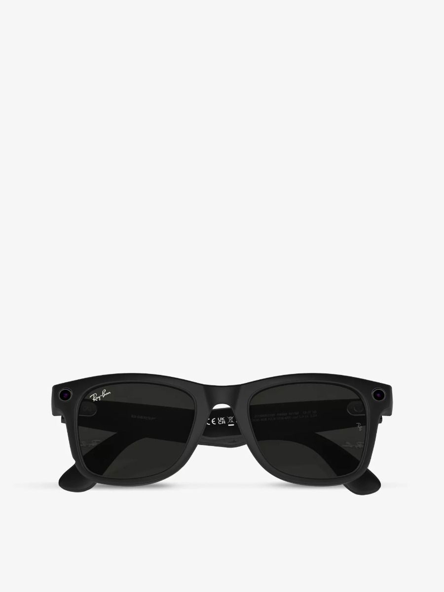 Ray-Ban Meta Wayfarer Matte Black Smart Glasses 12MP Camera Discreet Speakers Transition Lenses
