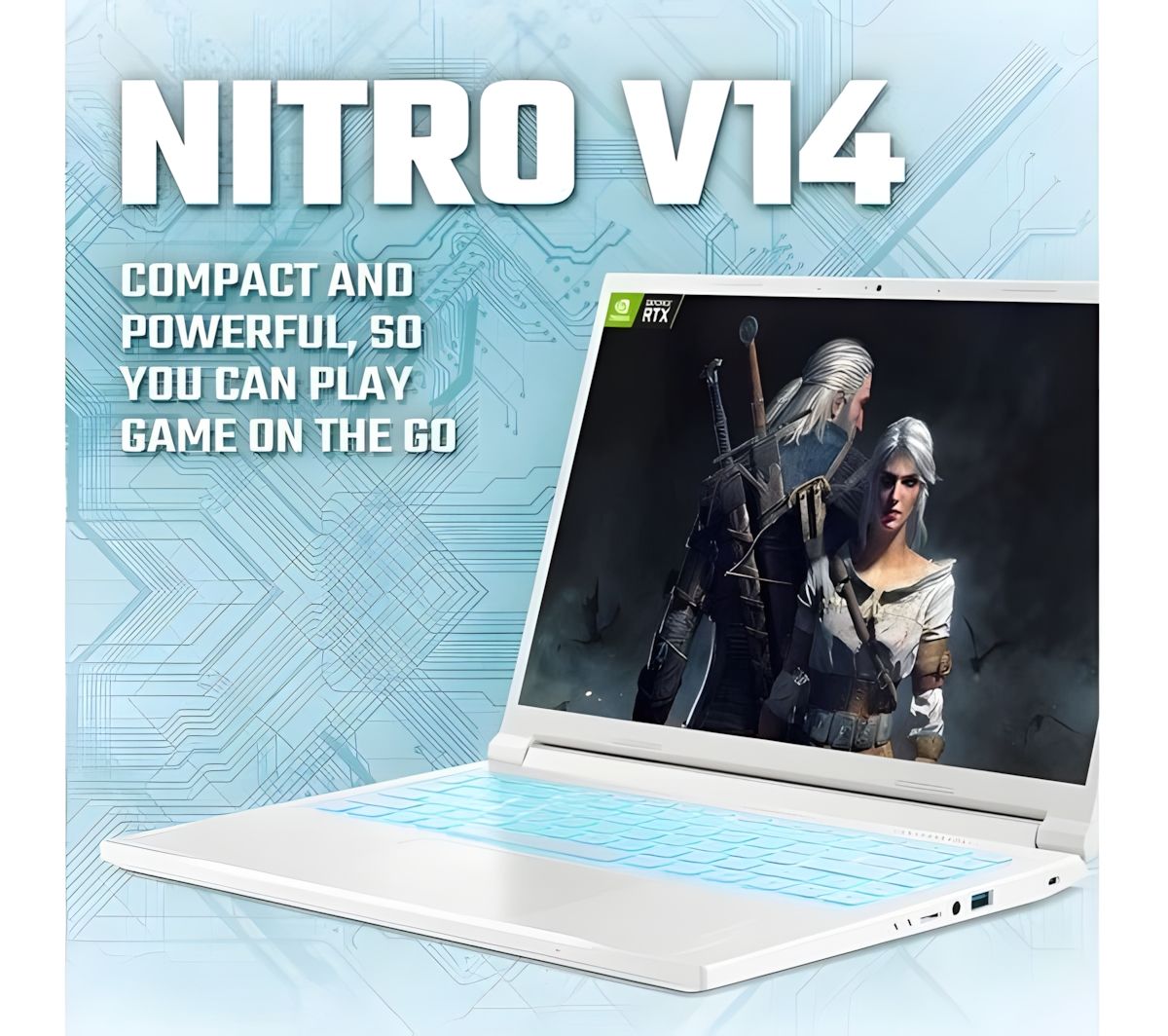 Acer Nitro V 14 ANV14-61-R0SW 14.5" Laptop Ryzen 7 16GB RAM 512GB SSD RTX 3050