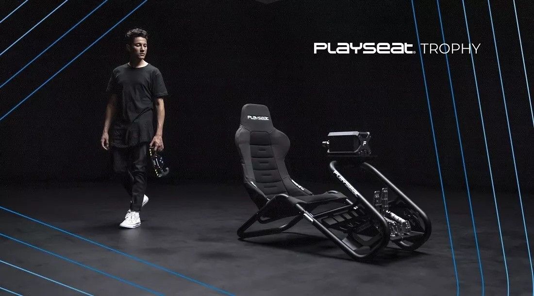 Playseat Trophy Gaming Chair Adjustable Seat and Height Breathable Material