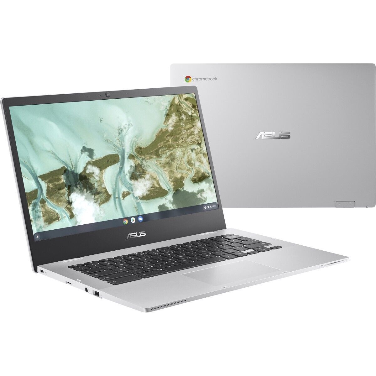 ASUS Chromebook Flip CX1 CX1400FKA 14" Touchscreen Laptop Intel Celeron 4GB RAM 64GB eMMC Silver