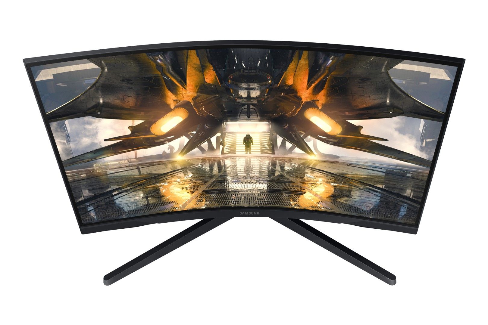 Samsung Odyssey G55A 27" Curved QHD Gaming Monitor 1ms 165Hz FreeSync Premium