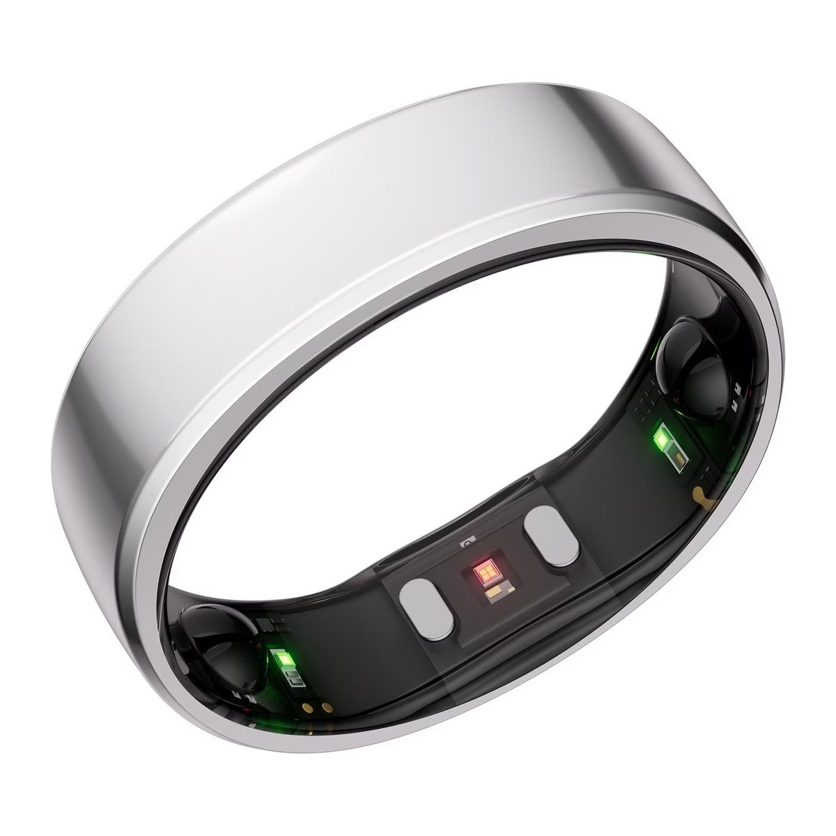 RingConn Gen 2 Smart Health and Activity Ring Size 10 Future Silver